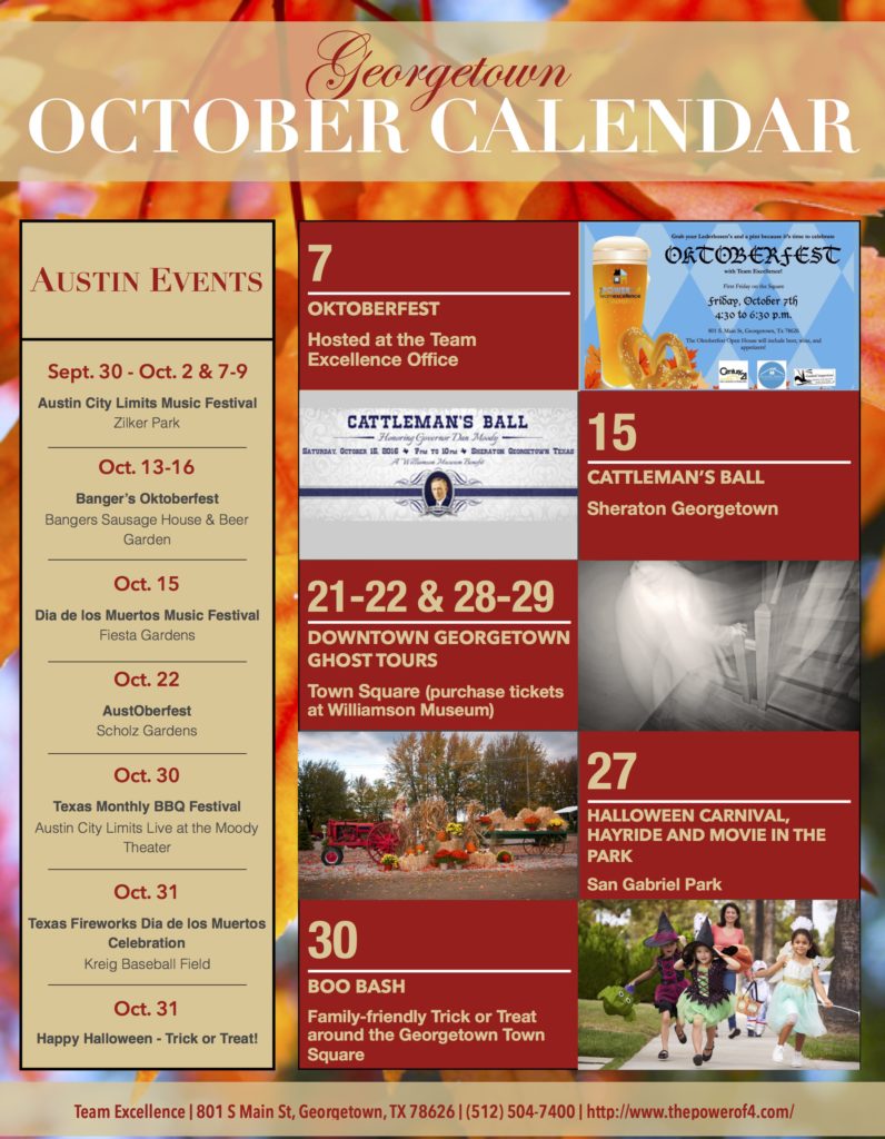 fall festivals and events in Georgetown
